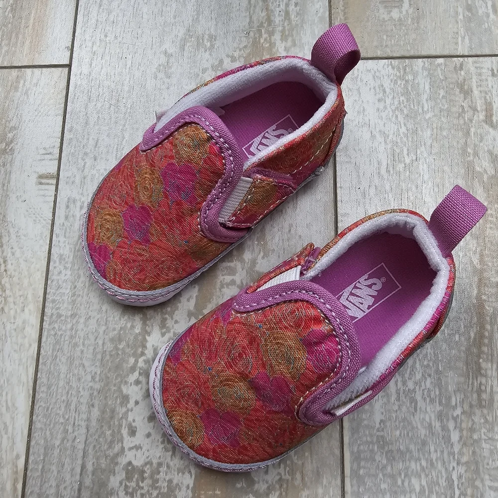 Vans Slip-On Crib Shoes Rose Camo